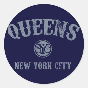 *Queens Ronde Sticker