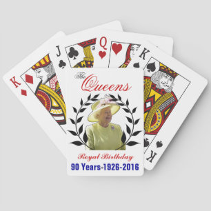 Queens Royal Birthday-speelkaarten Pokerkaarten