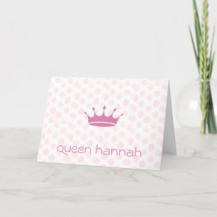 Queens Rule Crown Bedankkaart