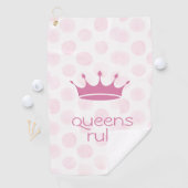 Queens Rule Golfhanddoek (Insitu)
