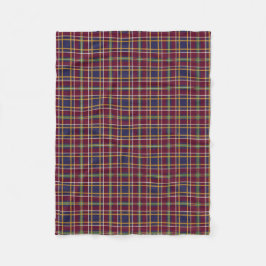 Queens University Kingston Ontario Tartan Fleece Deken