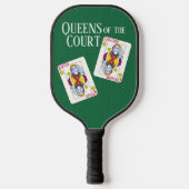 Queens van de Court Pickleball Paddle (Voorkant)
