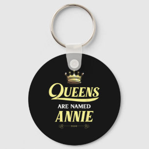 Queens worden Annie Gift genoemd, een gepersonalis Sleutelhanger