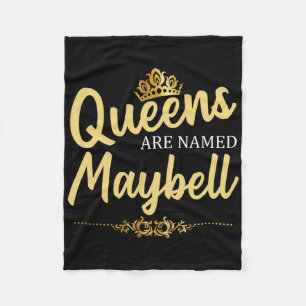 Queens worden genoemd Maybell gepersonaliseerde gr Fleece Deken