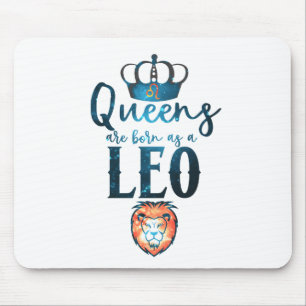 Queens wordt geboren als LEO Zodiac Sign. Muismat