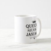 Queens wordt geboren in januari Mok (Voorkant rechts)
