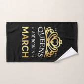 Queens wordt geboren in maart I Bad Handdoek (Handdoek)