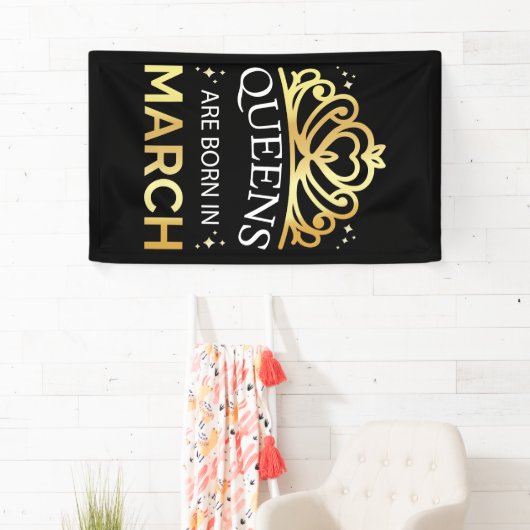 Queens wordt geboren in maart I Spandoek (Insitu)