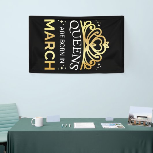 Queens wordt geboren in maart I Spandoek (Beurs)