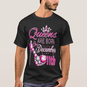 Queens wordt geboren op 11 december in Capricorn S T-shirt