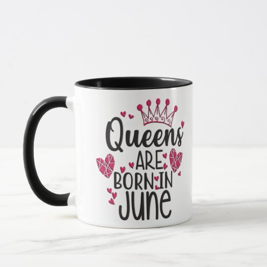 Queens wordt in juni geboren mok (Links)