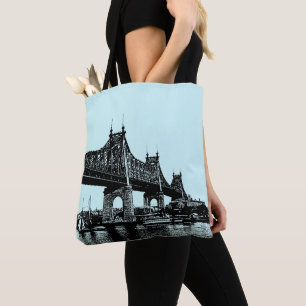 Queensboro Bridge Nautical Ocean Beach Draagtas