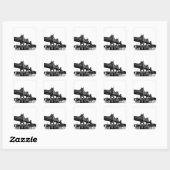 Queensboro Bridge Nautical Ocean Beach Vierkante Sticker (Vel)