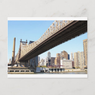 Queensborough Bridge en Manhattan Briefkaart