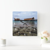 Queenscliff Dreaming Clock Vierkante Klok (Huis)