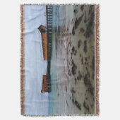 Queenscliff Dreaming Cotton Throw Blanket Deken (Voorkant Verticaal)