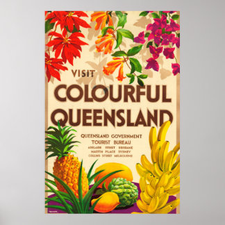 Queensland Australia Tourism Poster