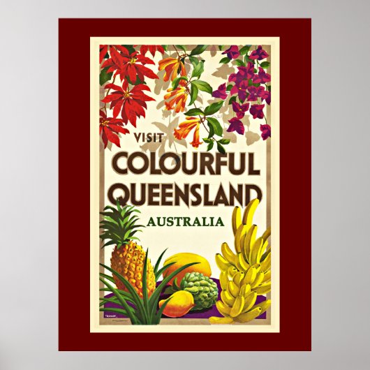 Queensland Australië Poster (Voorkant)