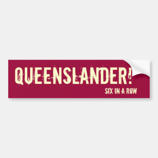 Queensland-bumpersticker Bumpersticker