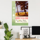 Queensland de feestdag in Australië Poster (Thuiskantoor)