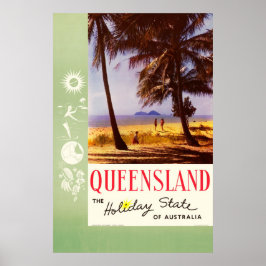 Queensland de feestdag in Australië Poster