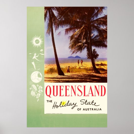 Queensland de feestdag in Australië Poster (Voorkant)