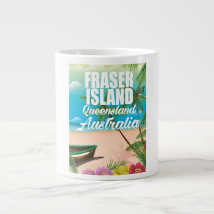 Queensland Fraser Island reisposter Extra Grote Beker