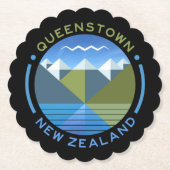 QUEENSTOED ZUID - ISLAND NIEUW - ZEELAND KARTONNEN ONDERZETTERS (Voorkant)