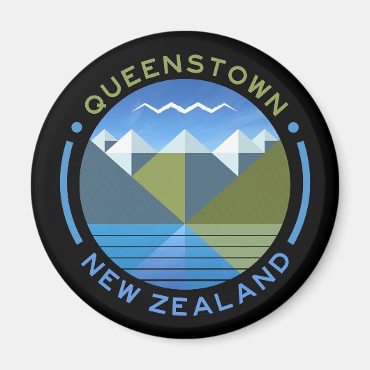 QUEENSTONE NEW ZEALAND MAGNET (Devant)