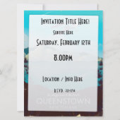 Queenstown Nieuw-Zeeland Kaart (Achterkant)