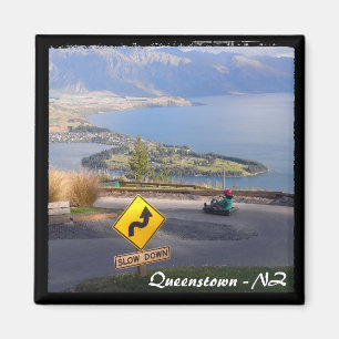 Queenstown, Nieuw-Zeeland - Luge 2 (Fridge Magnet) Magneet