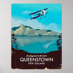 Queenstown Nieuw-Zeeland Poster