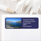 Queenstown NZ, Étiquette de adresse personnalisabl (En situation)