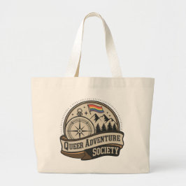 Queer Adventure Society: ontdekkingsreiziger Canv Grote Tote Bag