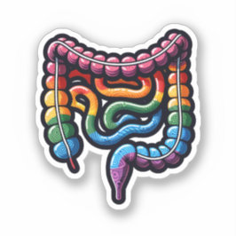 Queer Colon Sticker