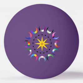 Queer Crescent Pride Manen Pingpongballen