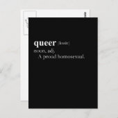 QUEER (definitie) Briefkaart (Voorkant / Achterkant)