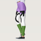 Queer - Gender Queer Pride Leggings (Links)