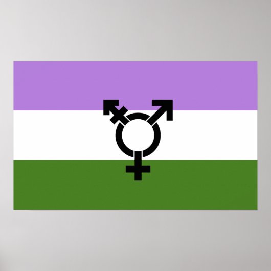 Queer - Gender Queer Pride Poster (Voorkant)