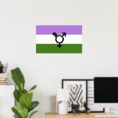 Queer - Gender Queer Pride Poster (Thuiskantoor)