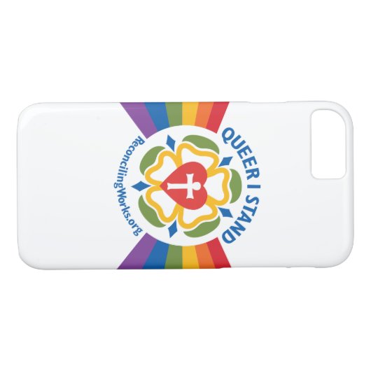 "Queer I Stand" t-shirt telefoonbehuizing Case-Mate iPhone Case (Achterkant (Horizontaal))
