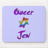 Queer Jew Mousepad Muismat (Voorkant)