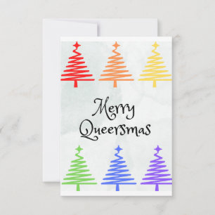Queer kerstkaart bedankkaart