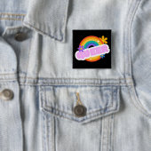 Queer. LGBT+Pride. Button (In situ)