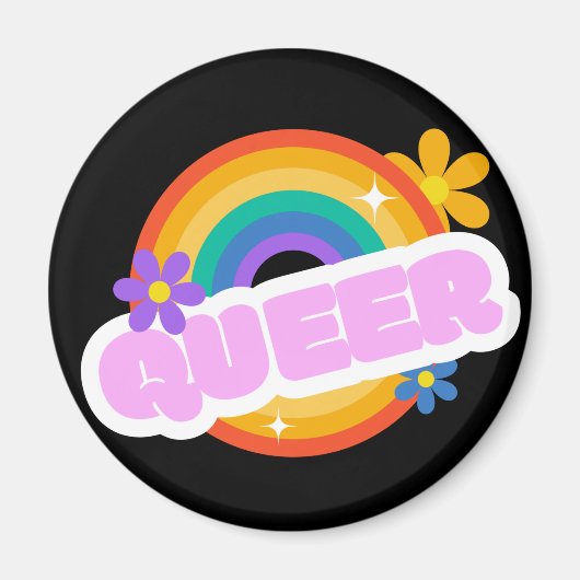 Queer. LGBT+Pride. Magneet (Voorkant)