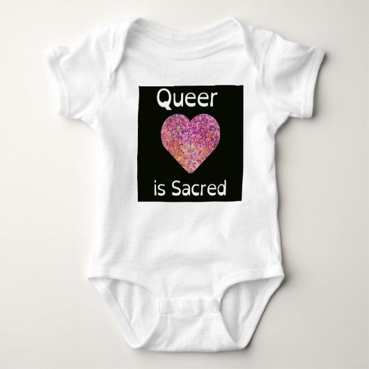 Queer liefde is heilig romper (Voorkant)