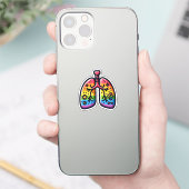 Queer Lungs Sticker (Telefoon)