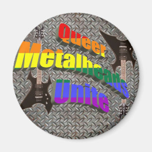 Queer metalen magneet