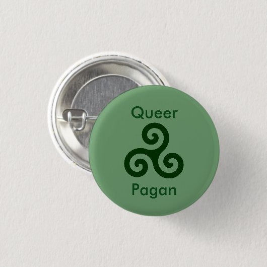Queer Pagan Ronde Button 3,2 Cm (Voorkant /achterkant)