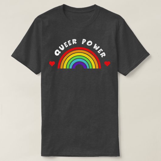 Queer Power Tshirt LGBT Pride LGBTQ Supporter Pri (Design devant)